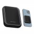 Magnetic Wireless Power Bank 5000mAh Battery Pack Magnetic Fast Charge Portable Charger Powerbank For Smart Phones Purple