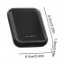 Magnetic Wireless Power Bank 5000mAh Battery Pack Magnetic Fast Charge Portable Charger Powerbank For Smart Phones Purple