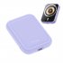 Magnetic Wireless Power Bank 5000mAh Battery Pack Magnetic Fast Charge Portable Charger Powerbank For Smart Phones Purple