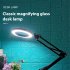 Magnifying Glass Desk Lamp With Light Metal Base And Clamp 3 Color Modes 10 Brightness Levels Dimmable LED Magnifier Light For Repair Reading Crafts Painting Ir