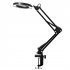 Magnifying Glass Desk Lamp With Light Metal Base And Clamp 3 Color Modes 10 Brightness Levels Dimmable LED Magnifier Light For Repair Reading Crafts Painting Ir