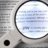 Magnifying Glass With Light 8led Magnifier Foldable Desktop Reading Ring Light For Jewelry Appraisal Repair White