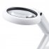 Magnifying Glass With Light 8led Magnifier Foldable Desktop Reading Ring Light For Jewelry Appraisal Repair White