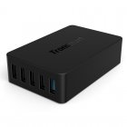 Make the most of your plug sockets with this space saving Tronsmart five port USB wall charger