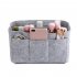 Make up Organizer Insert Bag for Handbag Travel Inner Purse Portable Cosmetic Bag  Pink S 22 11 13cm