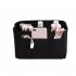 Make up Organizer Insert Bag for Handbag Travel Inner Purse Portable Cosmetic Bag  Pink L 30 16 16cm