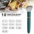 Makeup Brush Vibrator for Women G spot Nipple Clitoral Stimulator Massage Tool Wireless Female Orgasm Sex Toys Red