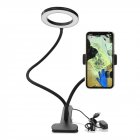 Makeup Illuminator Equipment Improved Tattoo Lamp With Clamp USB LED Lamp Cold Light  black