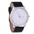 Male Business Casual Quartz Wrist Watch with Leather Watch Strap Gifts