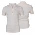 Male Casual Short sleeve Linen Shirt Stylish T Shirt Tops Birthday Festival Gift