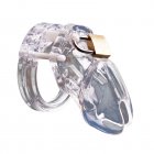 Male Chastity Cage Lightweight Penis Cage Cock Cage Device Sex Toys Cock Rings With Lock For Male Men Penis Exercise transparent short