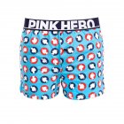 Male Cotton Boxer Shorts Briefs Comfortable Printing Breathable Casual Lingerie Gift Blue queen head printing_M
