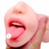 Male Masturbator Cup Double end Male Sex Toys With 3D Realistic Textured Pocket Pussy Tight Anus Sex Stroker TPE Sex Doll Adult Toy For Male Men Big mouth