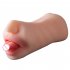 Male Masturbator Cup Double end Male Sex Toys With 3D Realistic Textured Pocket Pussy Tight Anus Sex Stroker TPE Sex Doll Adult Toy For Male Men Big mouth