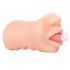 Male Masturbator Cup Double end Male Sex Toys With 3D Realistic Textured Pocket Pussy Tight Anus Sex Stroker TPE Sex Doll Adult Toy For Male Men Big mouth