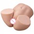 Male Masturbator Doll Sucking Vibrating Butt Masturbator Realistic Butt Pussy Anal Adult Sex Toys Grey