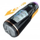 Male Masturbators Big Cup  Automatic Sucking Male Masturbator With Large Particles  High Frequency Vibration  Button Control  Scalable Male Masturbator Cup Stro