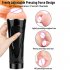 Male Masturbators With 3D Realistic Textured Pocket Pussy Tight Anus Sex Stroker Sex Doll Adult Toy For Male Men Vertical pattern airplane cup