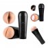 Male Masturbators With 3D Realistic Textured Pocket Pussy Tight Anus Sex Stroker Sex Doll Adult Toy For Male Men Vertical pattern airplane cup
