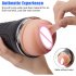 Male Masturbators With 3D Realistic Textured Pocket Pussy Tight Anus Sex Stroker Sex Doll Adult Toy For Male Men Vertical pattern airplane cup