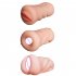 Male Masturbators With 3D Realistic Textured Pocket Pussy Tight Anus Sex Stroker Sex Doll Adult Toy For Male Men Negative