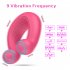 Male Penis Ring Vibrator Delay Ejaculation Cock Soft Silicone Premium Stretchy Cock Ring Sex Toy For Men Couples black APP model