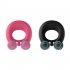 Male Penis Ring Vibrator Delay Ejaculation Cock Soft Silicone Premium Stretchy Cock Ring Sex Toy For Men Couples black APP model