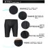 Male Professional Breathable Swim Boxer Half Pants Swimming Trunks Comfortable Hot Spring Swim Wear Diving Suit Gift black line 2XL