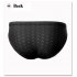 Male Professional Breathable Swim Briefs Quick dry Swimming Trunks Comfortable Swim Wear Gift black 2XL
