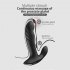 Male Prostate Massage Vibrator Anal Plug Silicone Waterproof Prostata Stimulator black