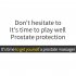 Male Prostate Massage Vibrator Anal Plug Silicone Waterproof Prostata Stimulator black