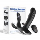 Male Prostate Massage Vibrator Anal Plug Silicone Waterproof Prostata Stimulator black