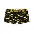Male Sexy Home Cartoon Printing Boxer Shorts Breathable Casual Lingerie Briefs Gift Black Batman briefs XXL
