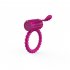 Male Soft Silicone Vibrating Cock Ring Delayed Ejaculation Cock Sex Toys Dick Penis Ring For Couples Purple