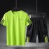 Male Sports Wear Quick Dry Casual Training Suits for Man Basketball Football Jogging black XL