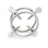 Male Stainless Steel Chastity Ring Penis Lock Restraints Torture Toy for BDSM Couples 45mm
