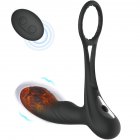 Male Thrusting Prostate Massager Wireless Remote Prostate Stimulator Vibrator For Men Gay Sex Toy Couples black