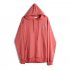 Man Fashion Autumn And Winter Warm Loose Hooded Sweater Printing Hoodie Tops red XXXL