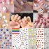 Manicure Nail Sticker Manicure Stickers Accessories Strawberry Rainbow Cherry Stickers Nail sticker 085