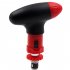 Manual 6 35mm T type Ratchet Screwdriver Rotate forward Reverse Screwdrivers Household Tools