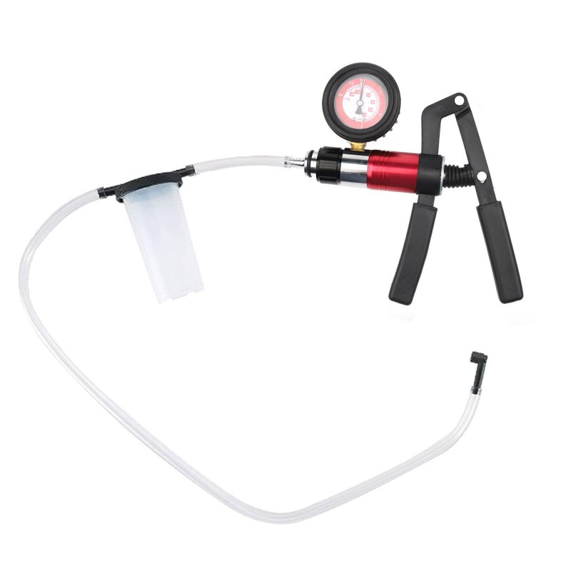 Manual Brake Clutch Bleeder Kit Hand Held Vacuum and Pressure Pump Tester Tool