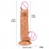 Manual Female Fake Penis Artificial Realistic Simulation Dildos Penis Masturbator Adult Sexual Products flesh color