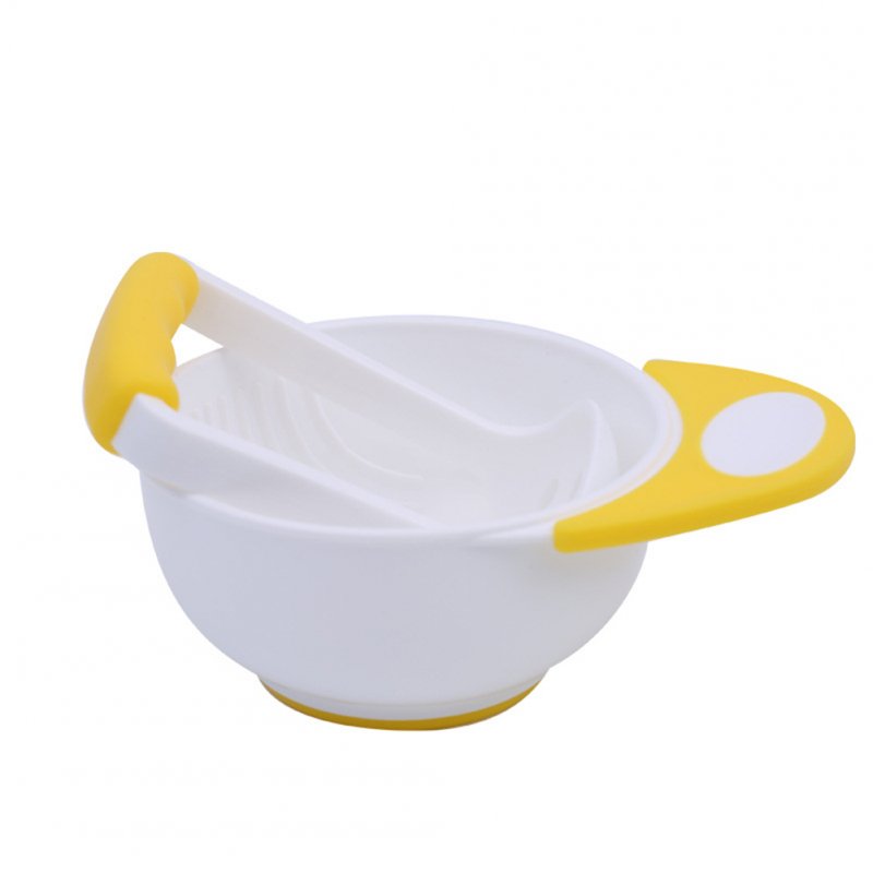 Manual Grinding Bowl Fruit Puree Vegetable Puree Baby Supplementary Food Grinder