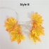 Maple Leaves Shape LED String Light Christmas Halloween Fence Party Stair Railing Decoration Battery Box