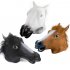 Mask Cosplay Masquerade Funny Halloween Mask Wig Brown horse head
