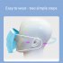 Mask Hanging Buckle Relieving Ear Pain Anti Slip Mask Ear Grips Extension Hook Adjustable Four Gear white 1PC