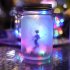 Mason Jar Solar Lamp With 2V80MAH Solar Panel IP65 Waterproof Hanging Light Outdoor Christmas Wedding Birthday Party Garden Decor color frosted