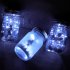Mason Jar Solar Lamp With 2V80MAH Solar Panel IP65 Waterproof Hanging Light Outdoor Christmas Wedding Birthday Party Garden Decor color frosted