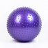Massage Ball Spiky Yoga Gym Ball Trigger Point Stress Relief 65cm Portable Muscle Relaxation Ball purple