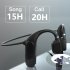Md04 Bone  Conduction Headphones Bluetooth  5 0 Music Call  Function Earphone Waterproof Headset black